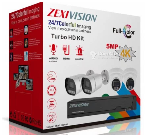 Kit Supraveghere Video Zexivision Turbo HD 5MP Full-Color 4K Kit Supraveghere Video Zexivision Turbo HD 5MP Full-Color 4K