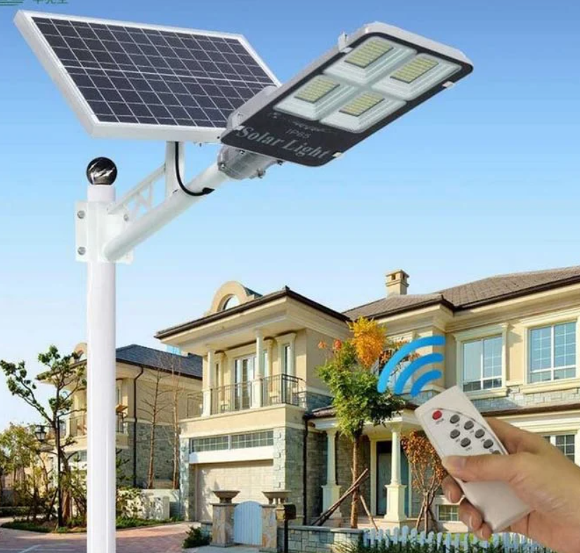 Lampa Solara Stradala Jortan 300W cu panou separat si telecomanda+ Cadou surprizǎ