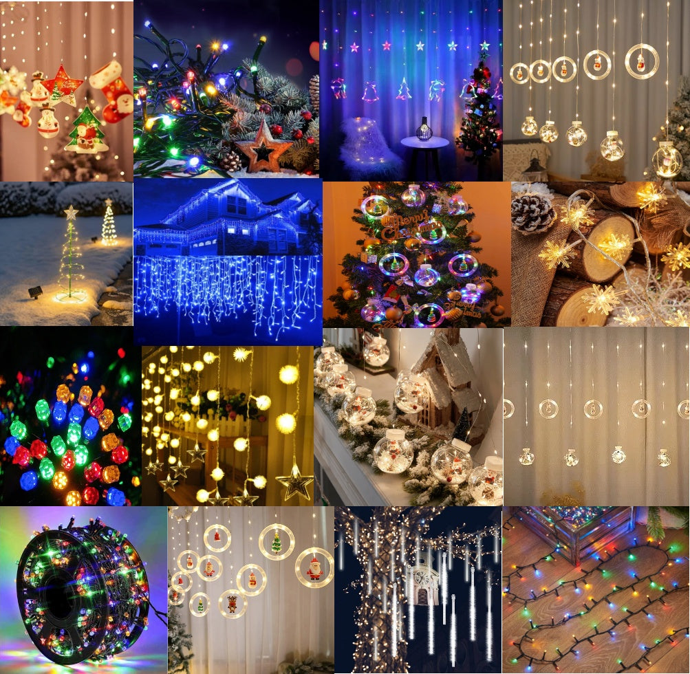 Pachet Misterul Mosului  3 Instalații Luminoase alese Special de Moș Crăciun pentru Tine+ Cadou Surpriza